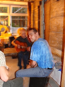 Session im Atelier von Franz Huber